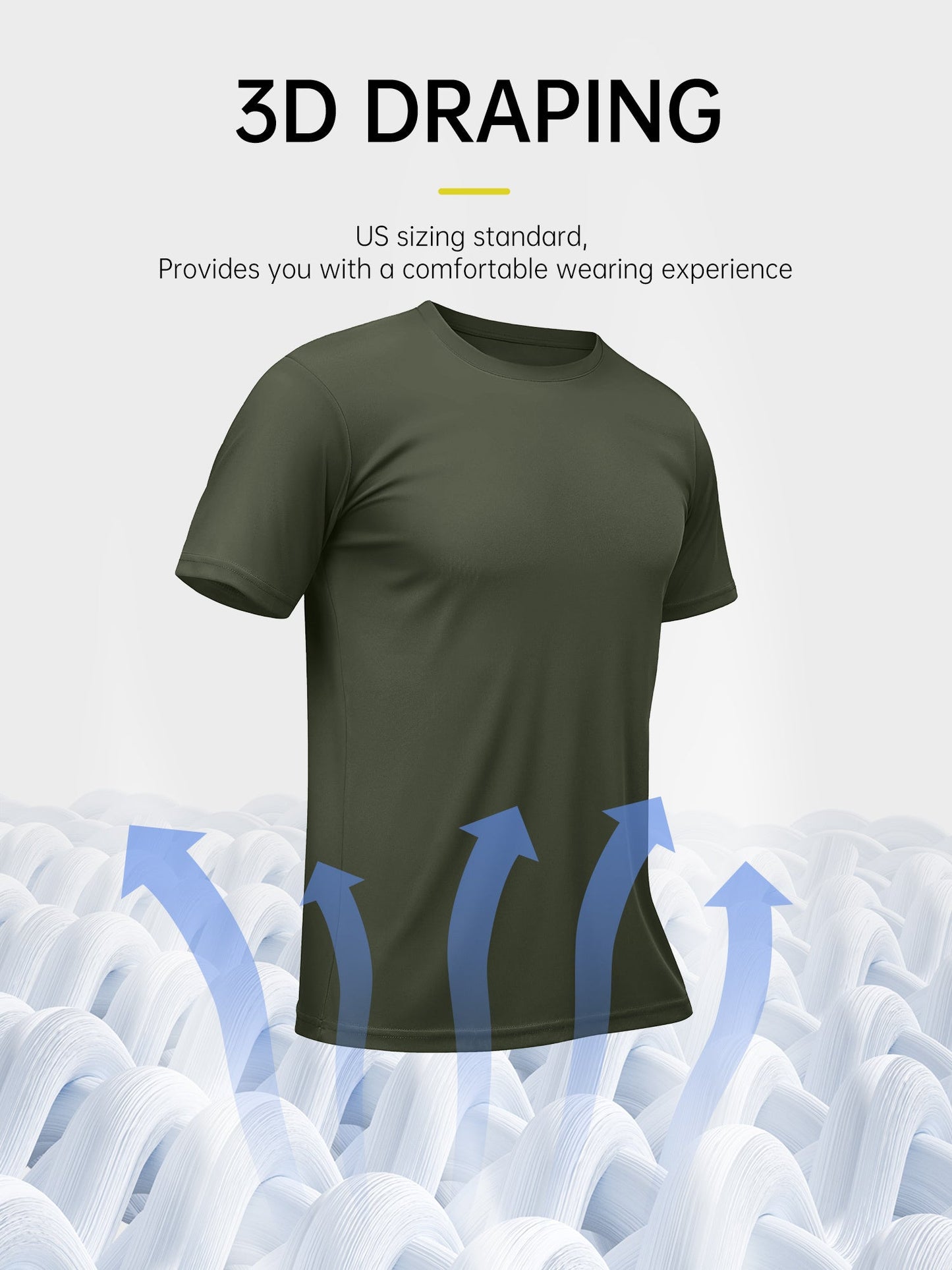Men's Classic Performance T-Shirt - Crew Neck Style 0117
