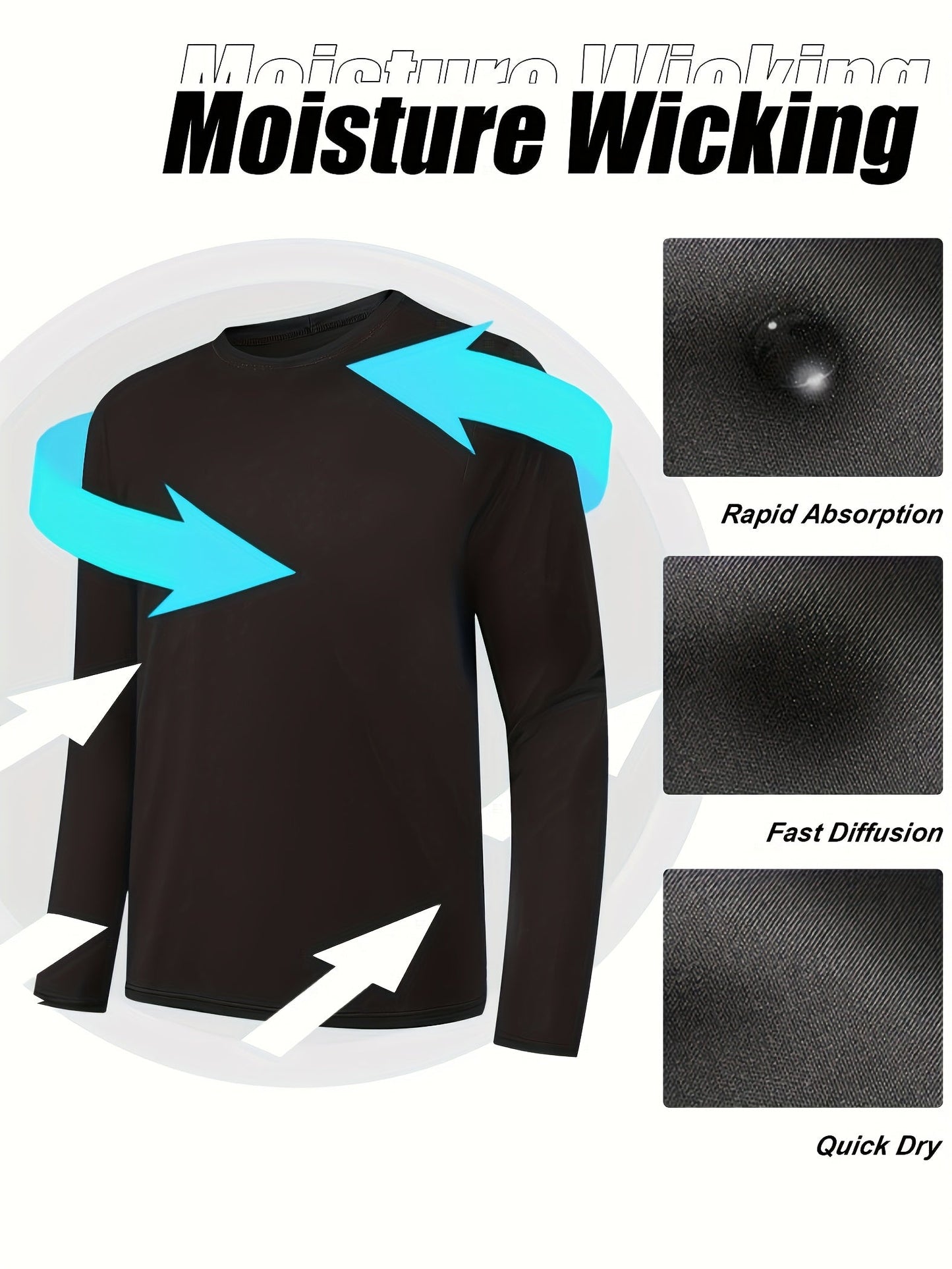 Men's Classic Performance T-Shirt - Long Sleeve Style 8165