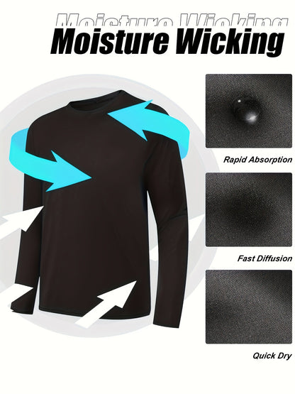Men's Classic Performance T-Shirt - Long Sleeve Style 8165