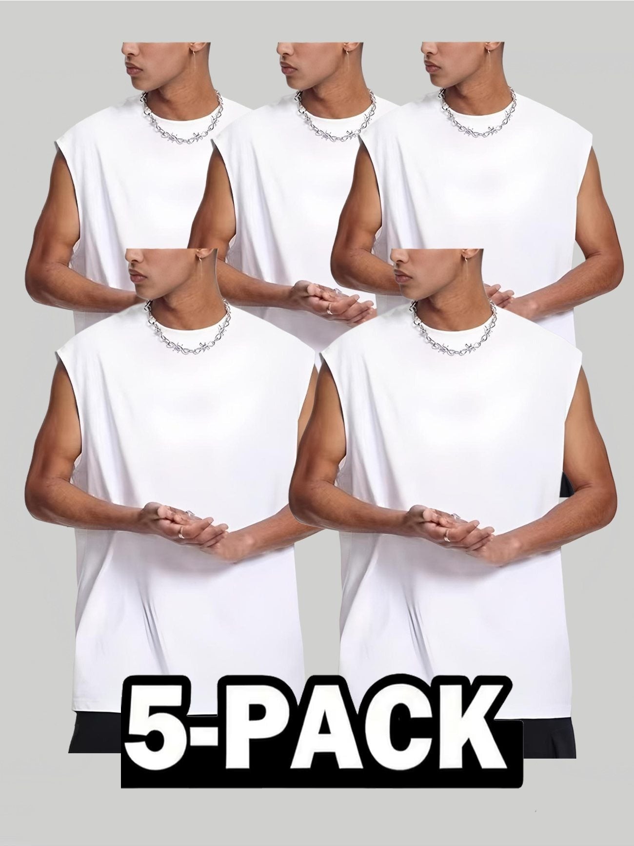 Men's Classic Tank Top - Crew Neck Sleeveless