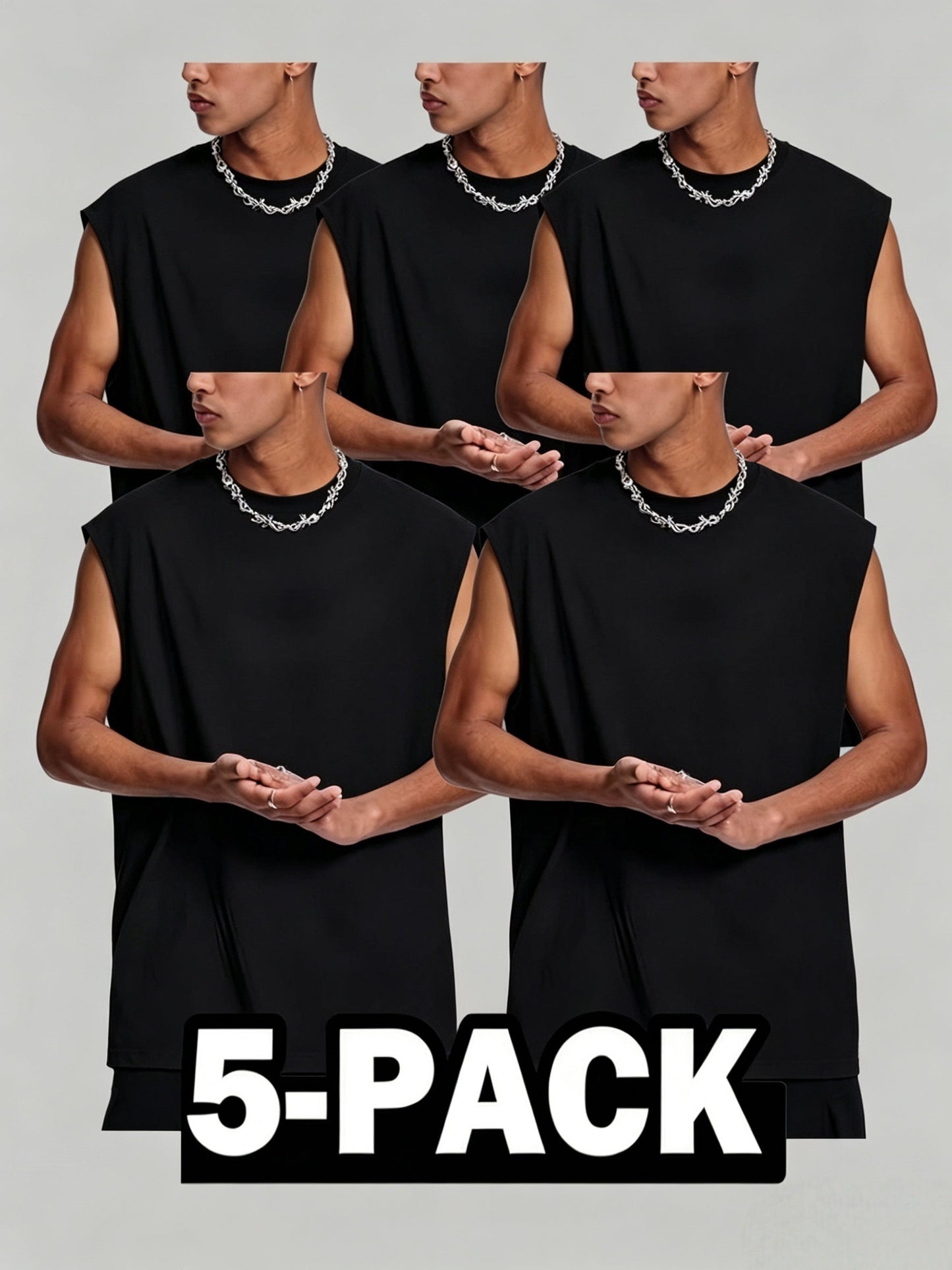 Men's Classic Tank Top - Crew Neck Sleeveless