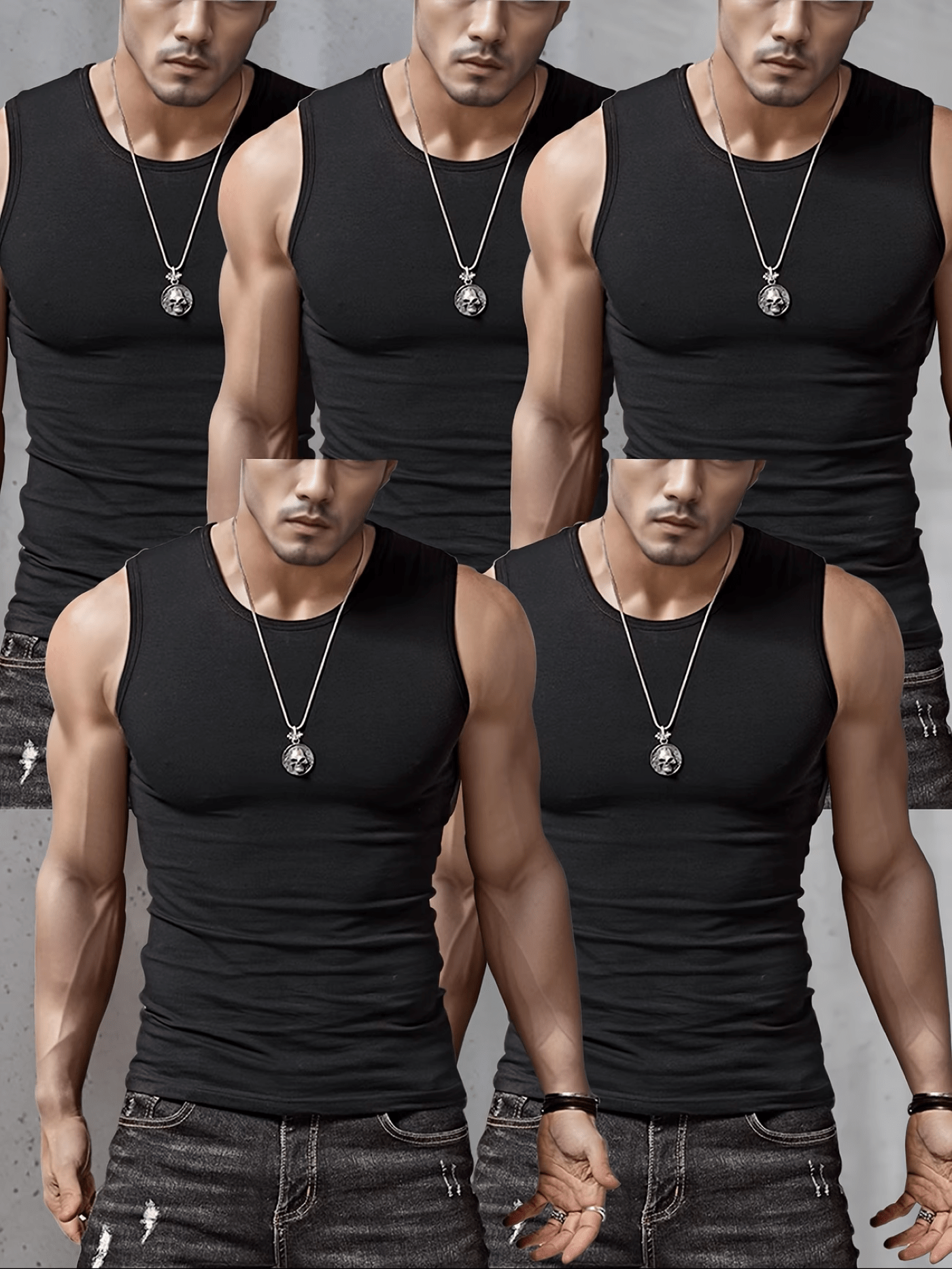 Men's Classic Tank Top - Crew Neck Sleeveless