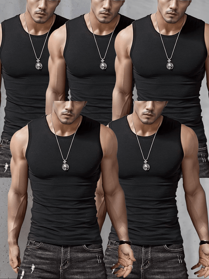 Men's Classic Tank Top - Crew Neck Sleeveless