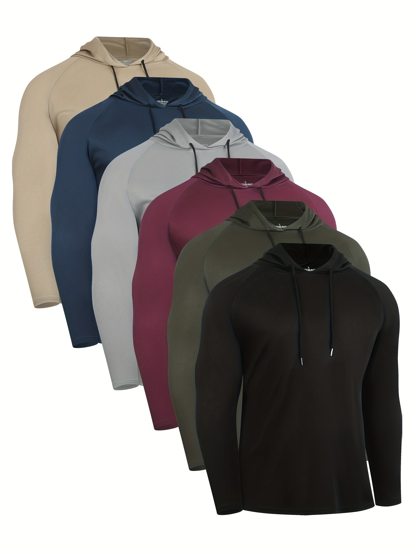 Men's Compression Shirts – Solid mixed colors – view 3