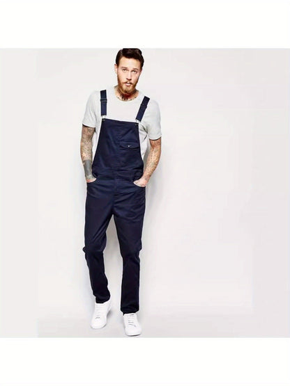 Men's White Denim Slim-Fit Pants - product view 18