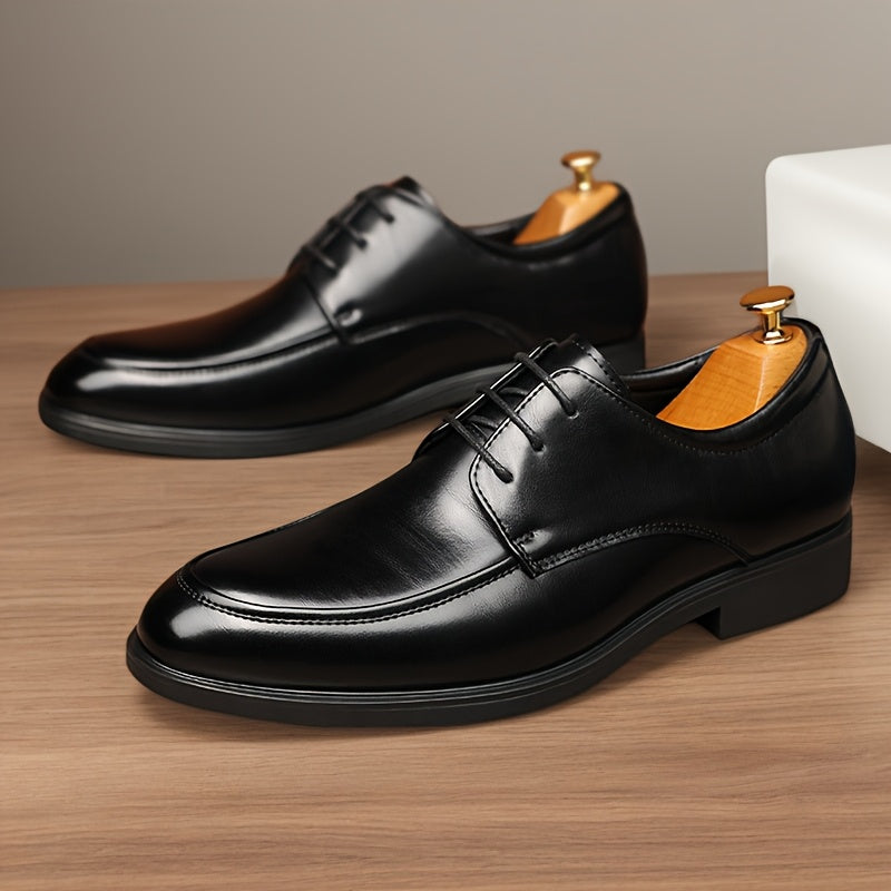 Men's Black Lace Shoes - product view 2