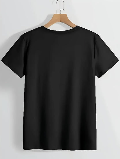 Men's Essential T-Shirt - Round Neck Short Sleeve Travel Style 767717