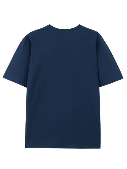 Men's Essential T-Shirt - Round Neck Short Sleeve Travel Style 767717