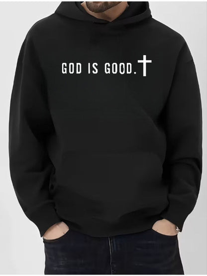 Black Printed Hoodie - product view 6