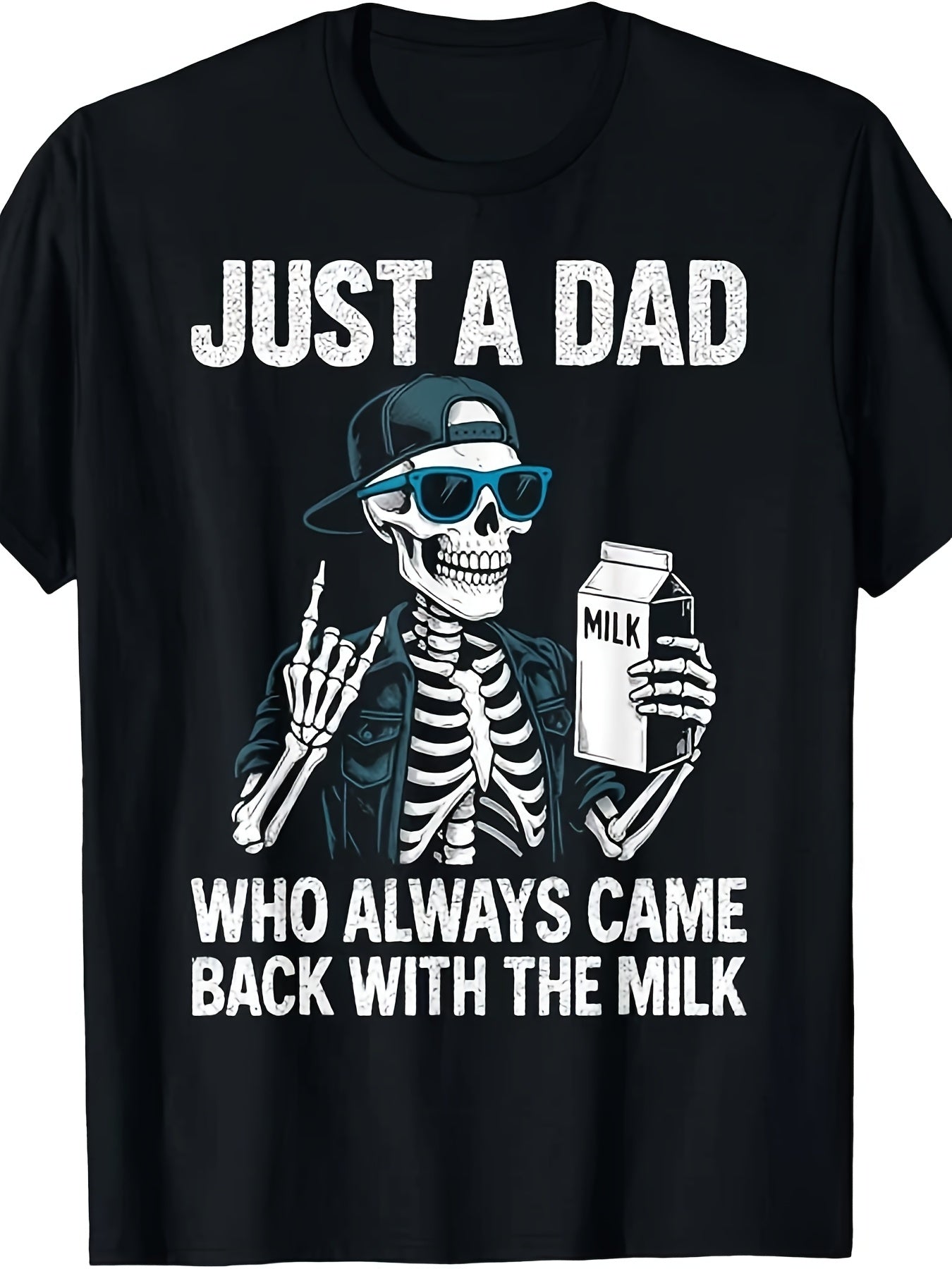 Men's Graphic Print T-Shirt - Classic Neck Short Sleeve 047973