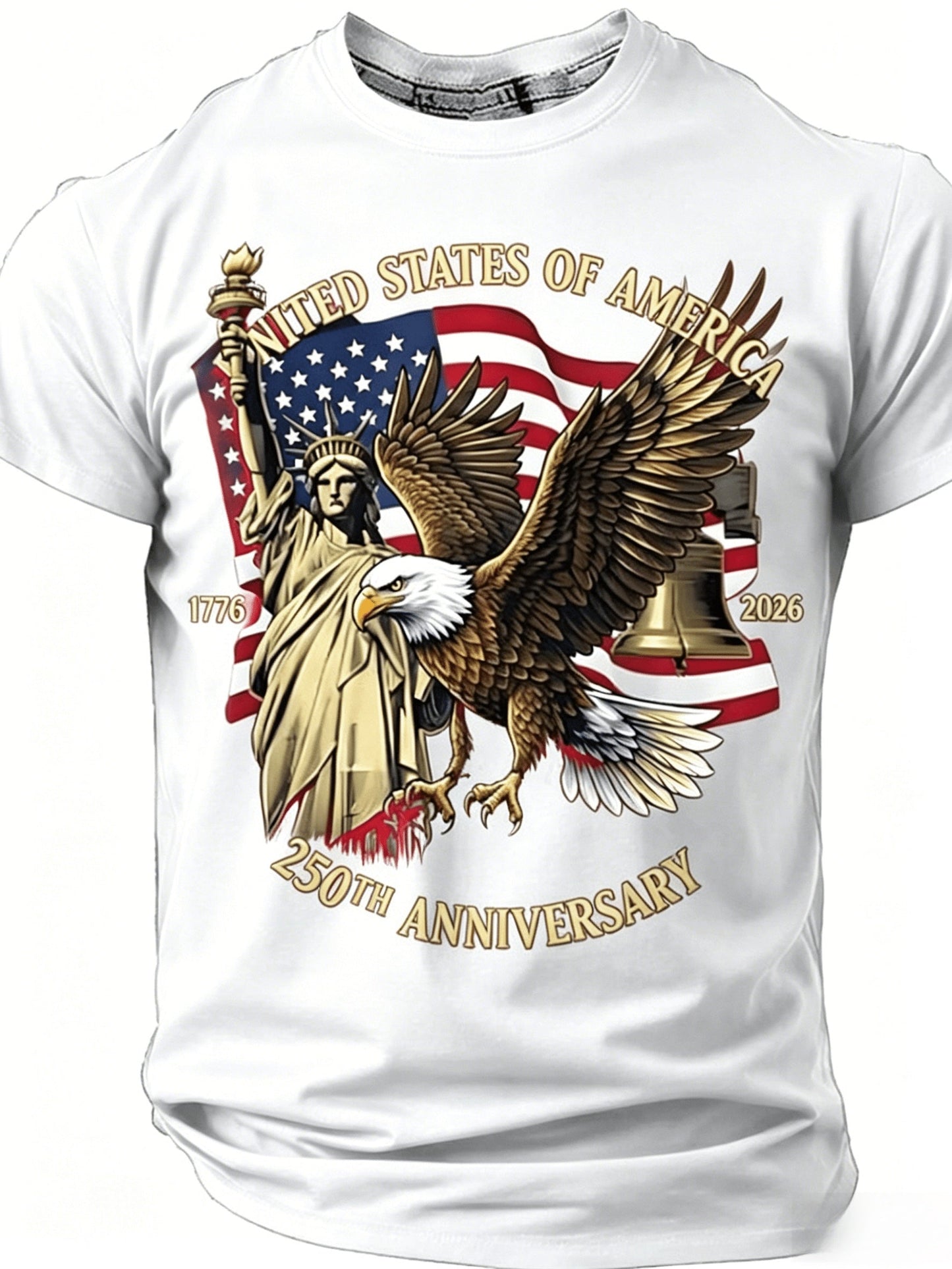 Men's Graphic T-Shirt - Crew Neck Short Sleeve Travel Style