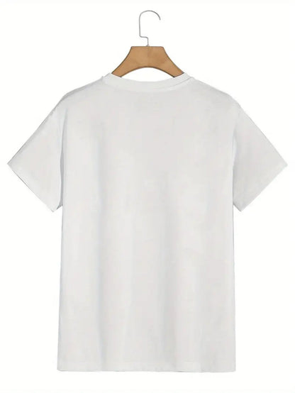 Men's Graphic T-Shirt - Crew Neck Short Sleeve Travel Style