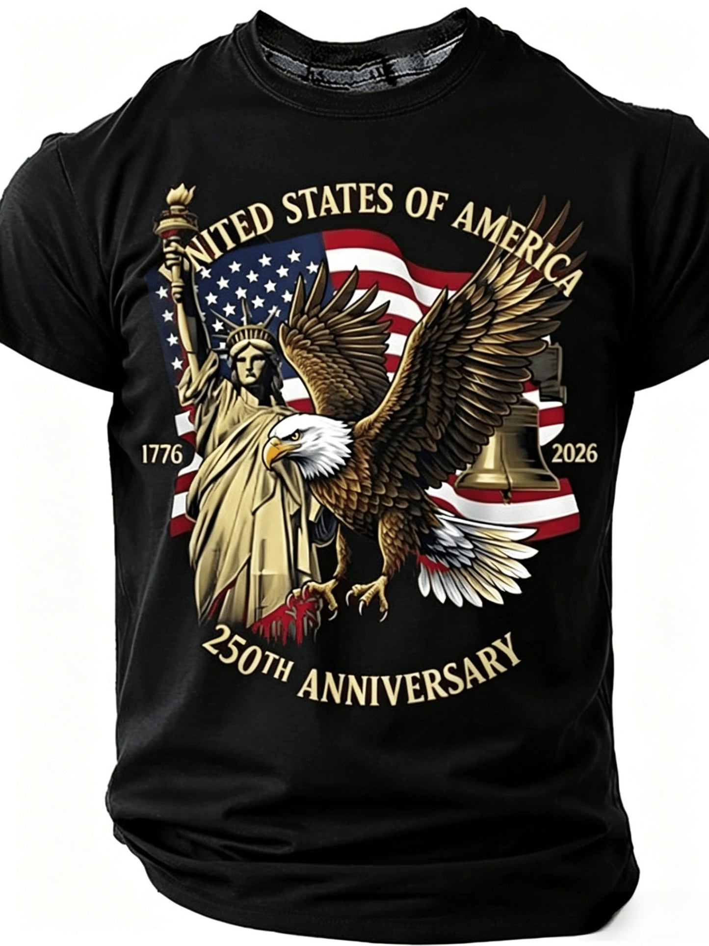 Men's Graphic T-Shirt - Crew Neck Short Sleeve Travel Style