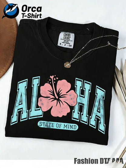 Men's White Printed Short-Sleeve T-Shirt - product view 43
