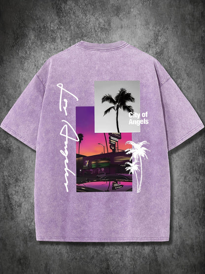 Men's Graphic T-Shirt - Round Neck Short Sleeve Everyday Style 080741