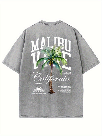 Men's Graphic T-Shirt - Round Neck Short Sleeve Everyday Style 080741