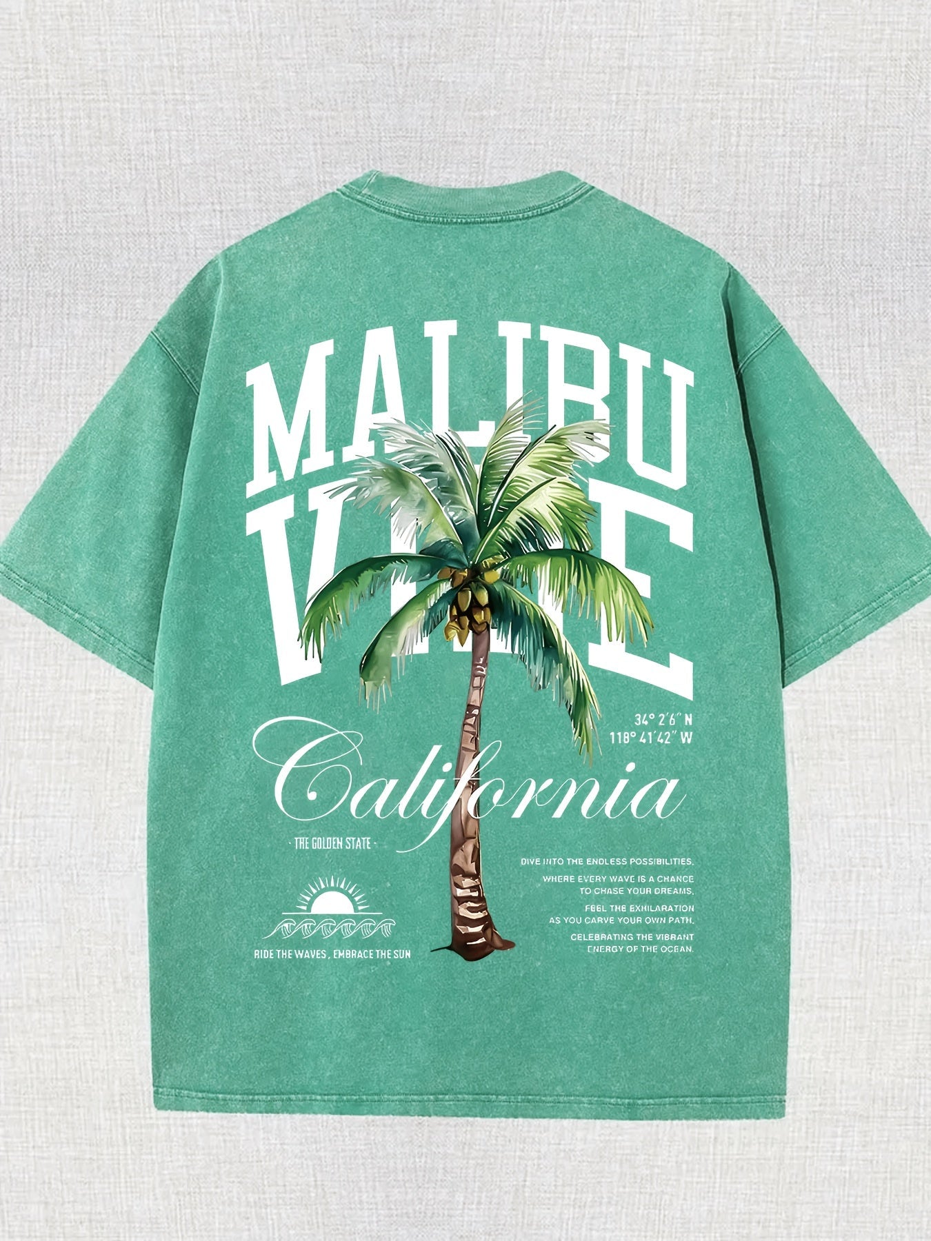 Men's Graphic T-Shirt - Round Neck Short Sleeve Everyday Style 080741
