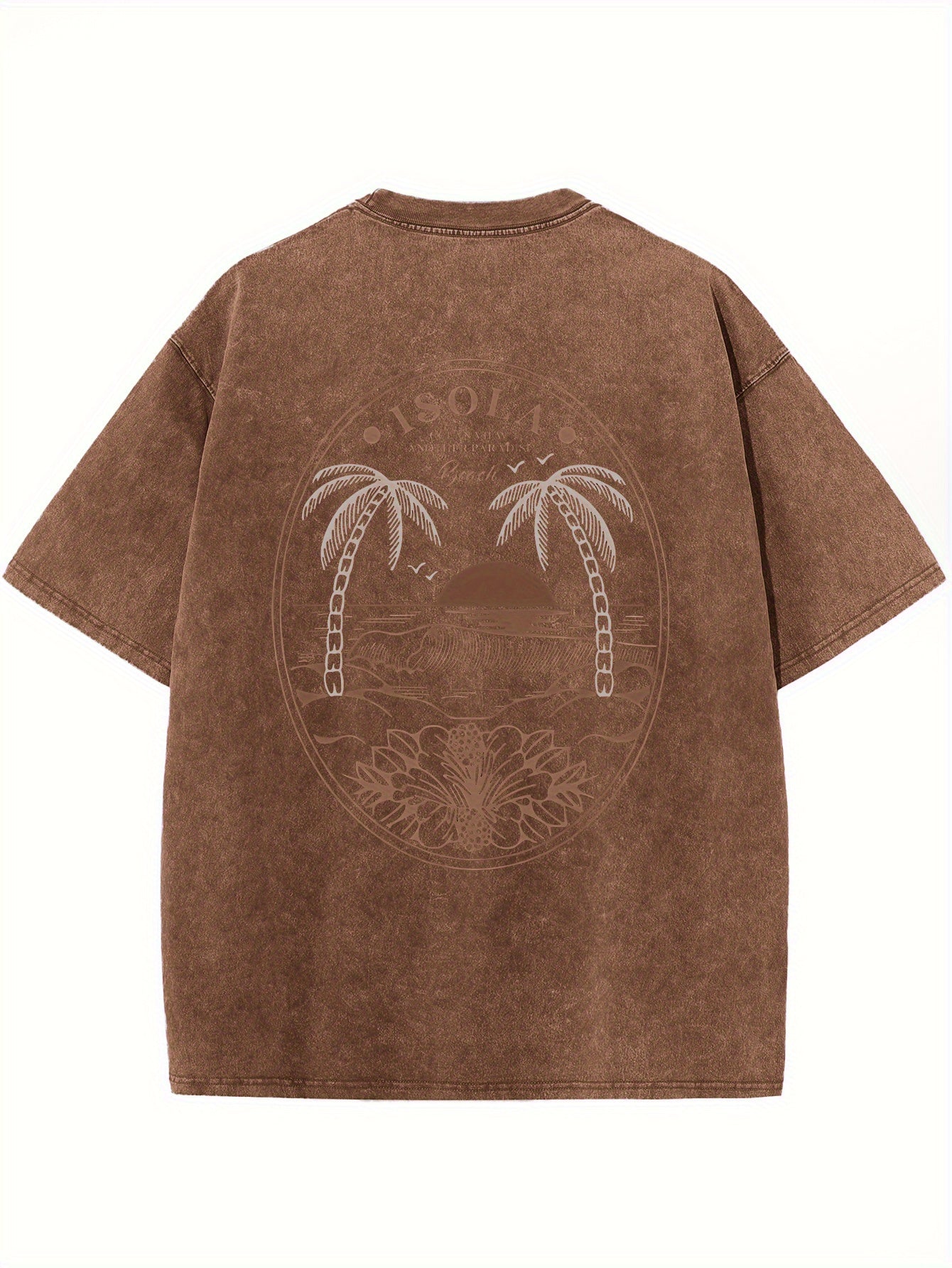 Men's Graphic T-Shirt - Round Neck Short Sleeve Everyday Style 080741