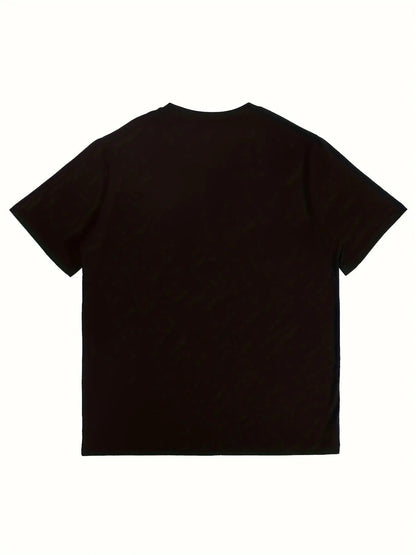 Men's Graphic T-Shirt - Round Neck Short Sleeve Modern Style