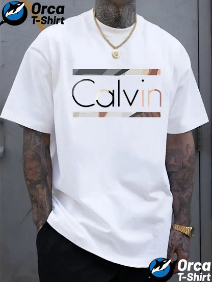 Men's White Knit Short-Sleeve T-Shirt - product view 10