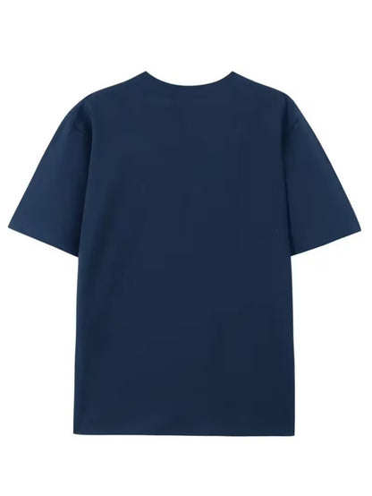 Men's Graphic T-Shirt - Round Neck Short Sleeve Travel Style