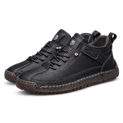 Men's High-Top Casual Ankle Boots - Elastic Closure and Rubber Sole variant image