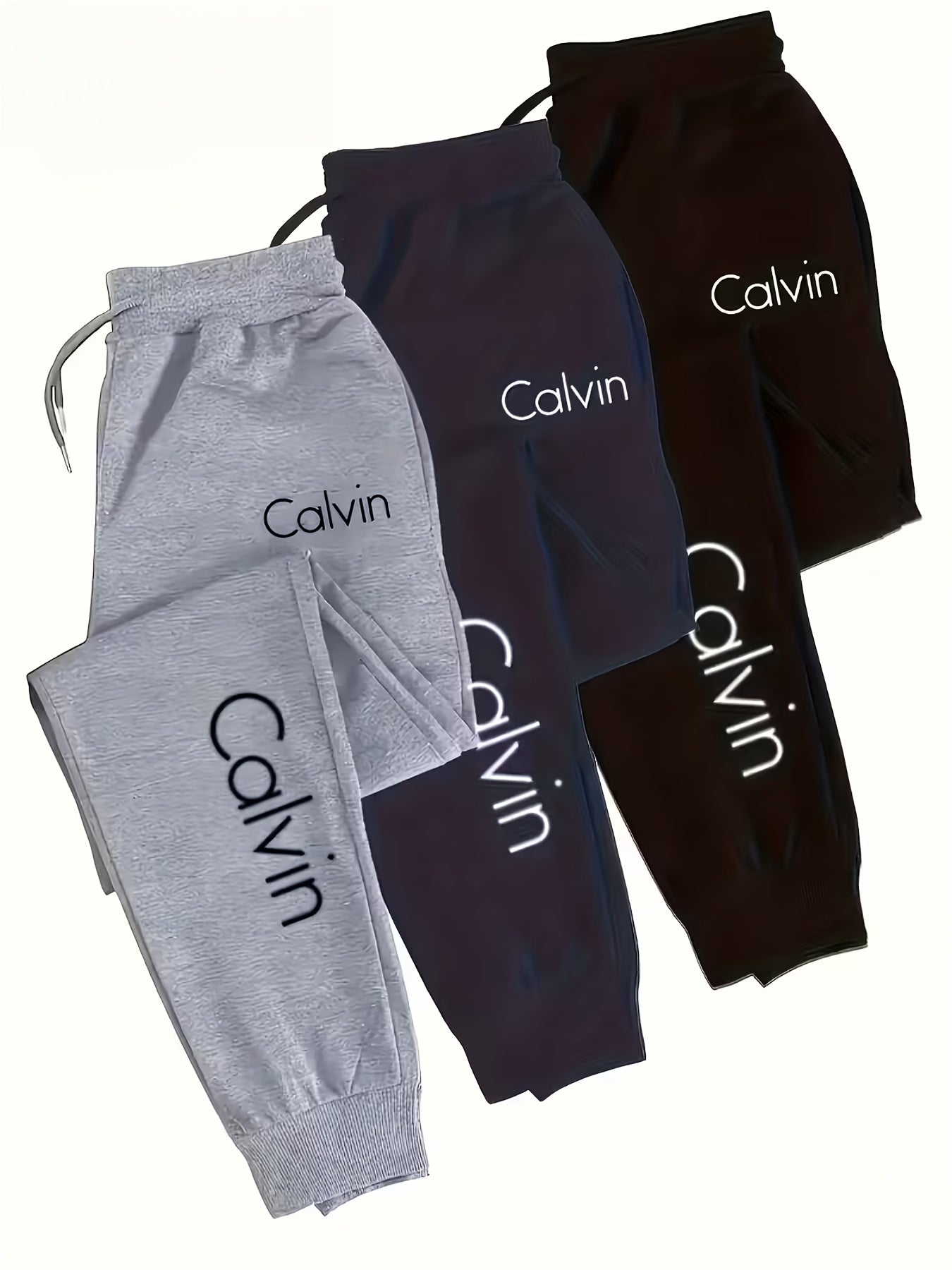 Men's Jogger Pants - Drawstring Waist