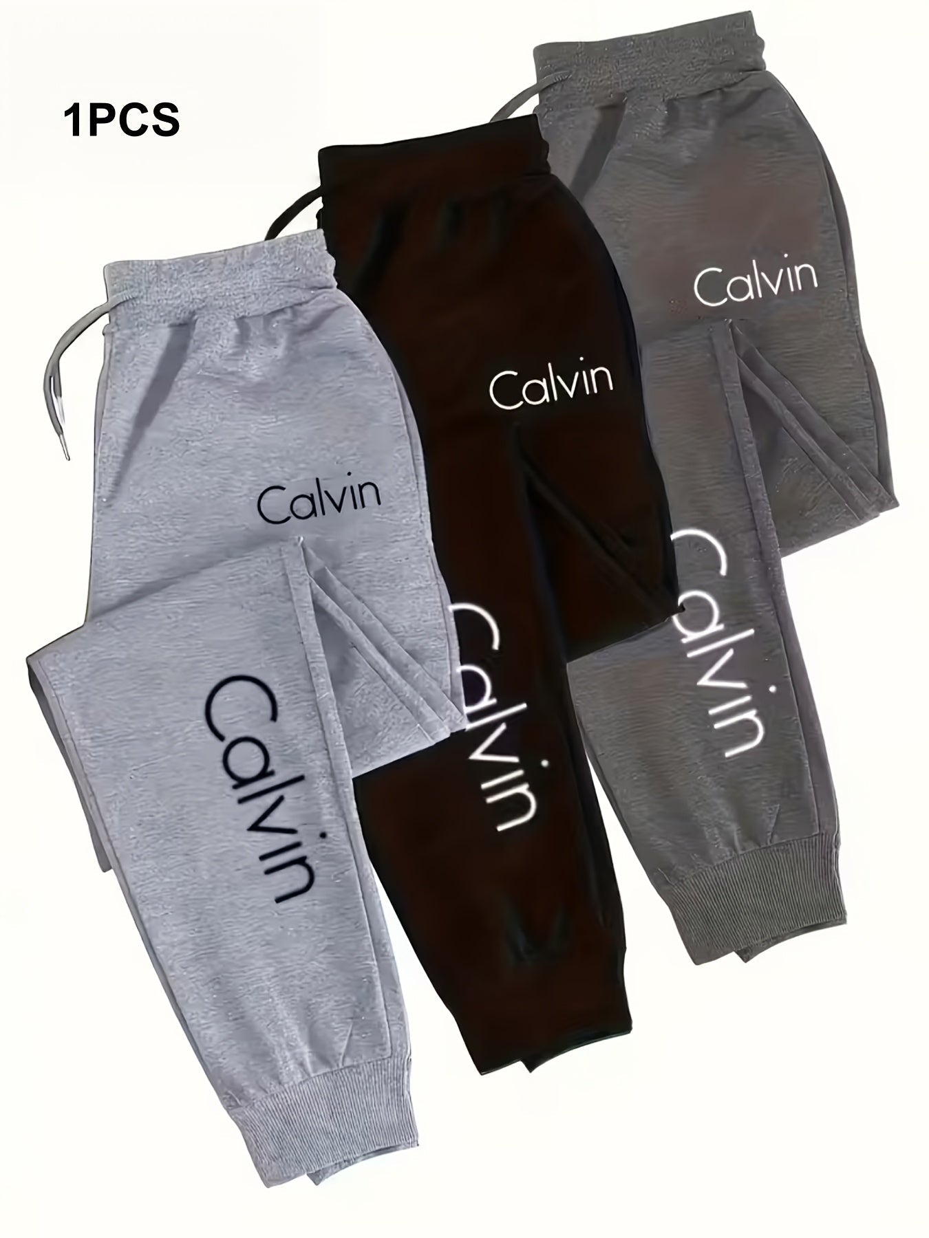 Men's Jogger Pants - Drawstring Waist