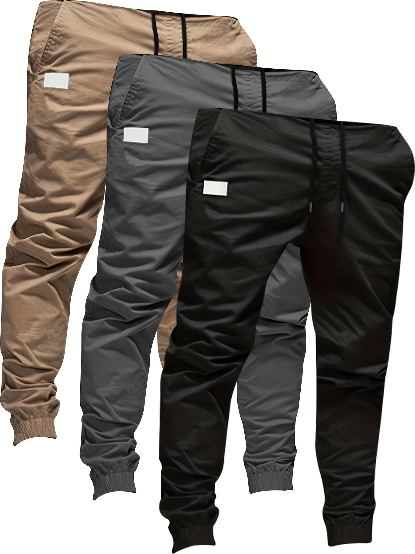 Men's Jogger Pants - Drawstring Waist With Pockets Weekend Style