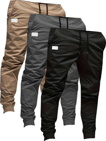 Men's Jogger Pants - Drawstring Waist With Pockets Weekend Style