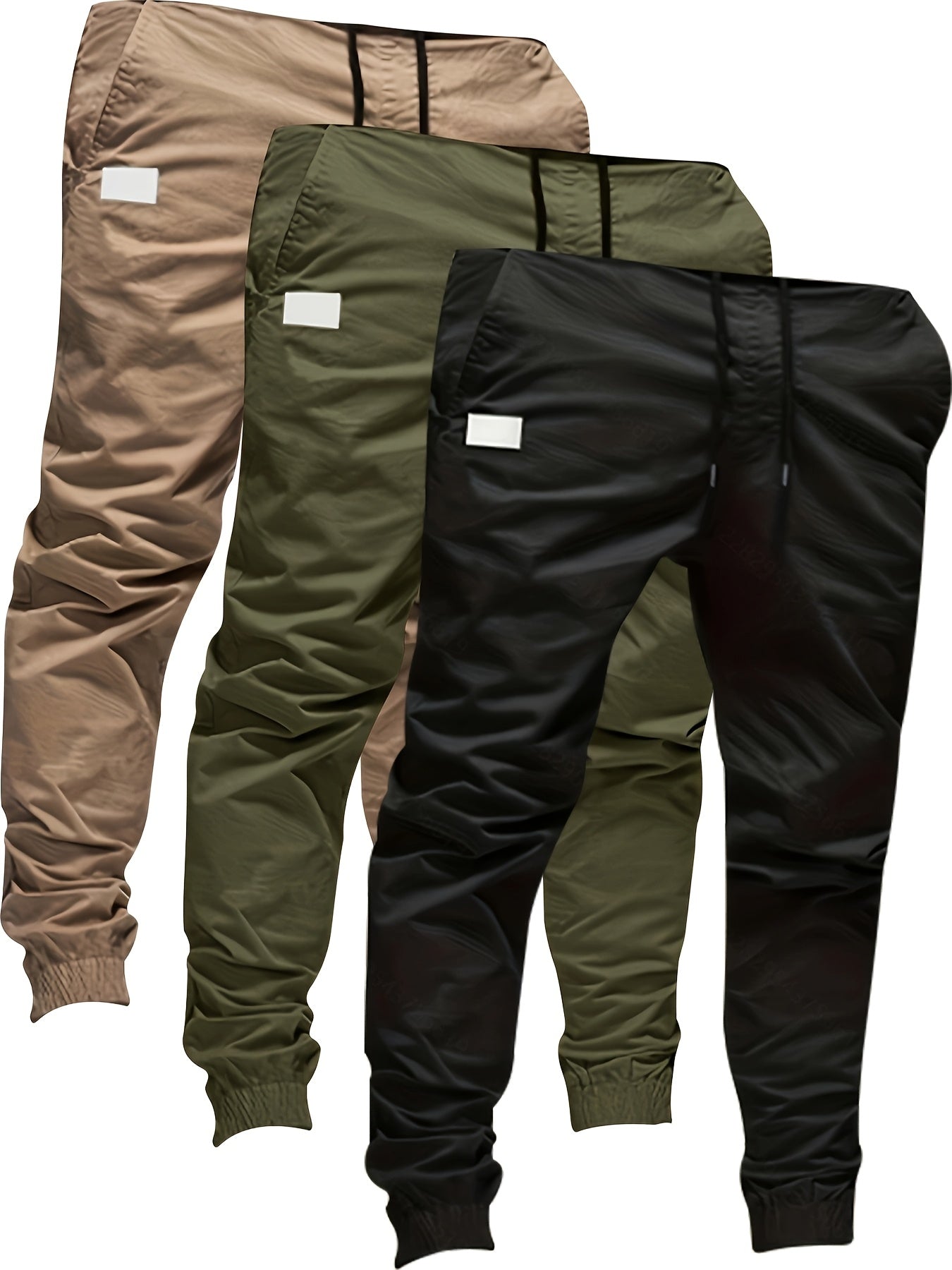 Men's Jogger Pants - Drawstring Waist With Pockets Weekend Style
