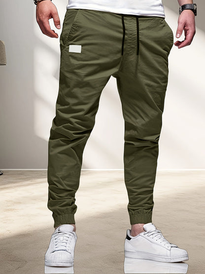 Men's Jogger Pants - Drawstring Waist With Pockets Weekend Style