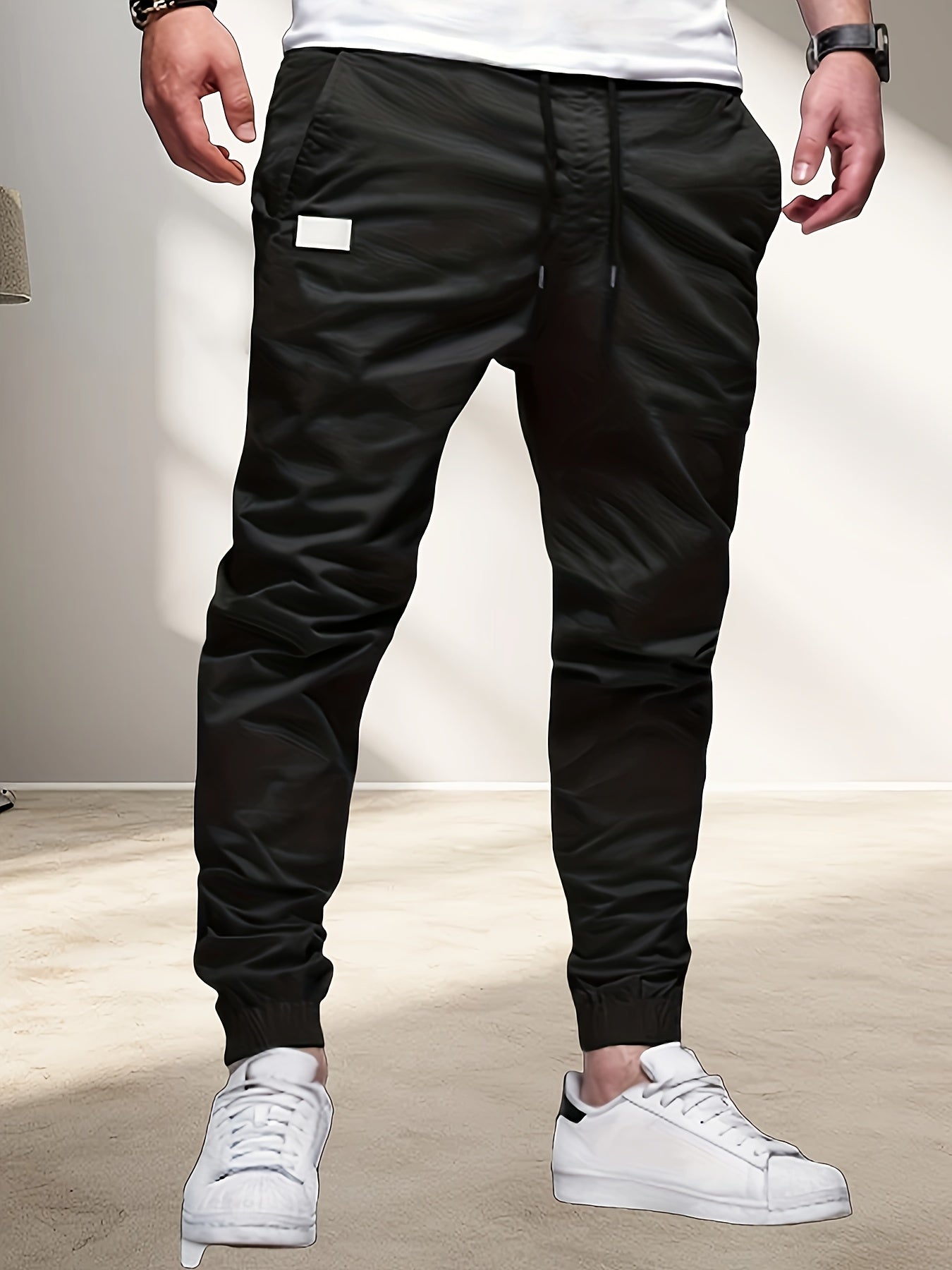 Men's Jogger Pants - Drawstring Waist With Pockets Weekend Style