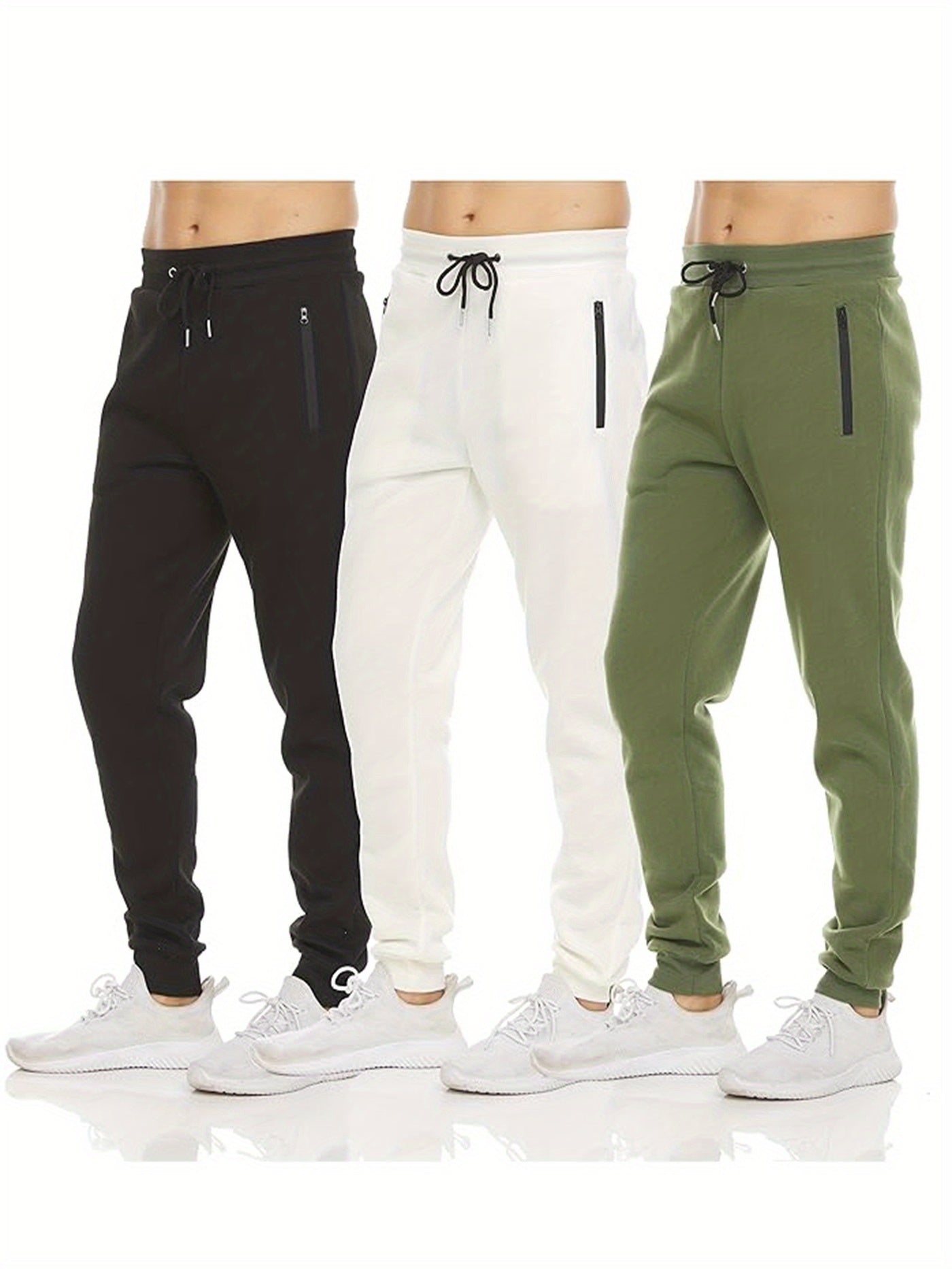 Men's Jogger Pants - Fleece Lined With Pockets
