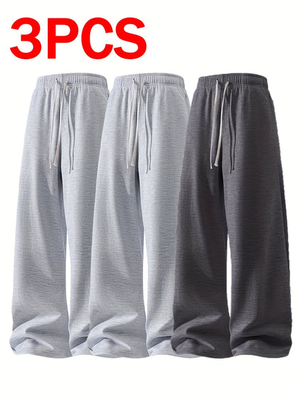 Men's Black+Black+Black Polyester Pants - product view 29