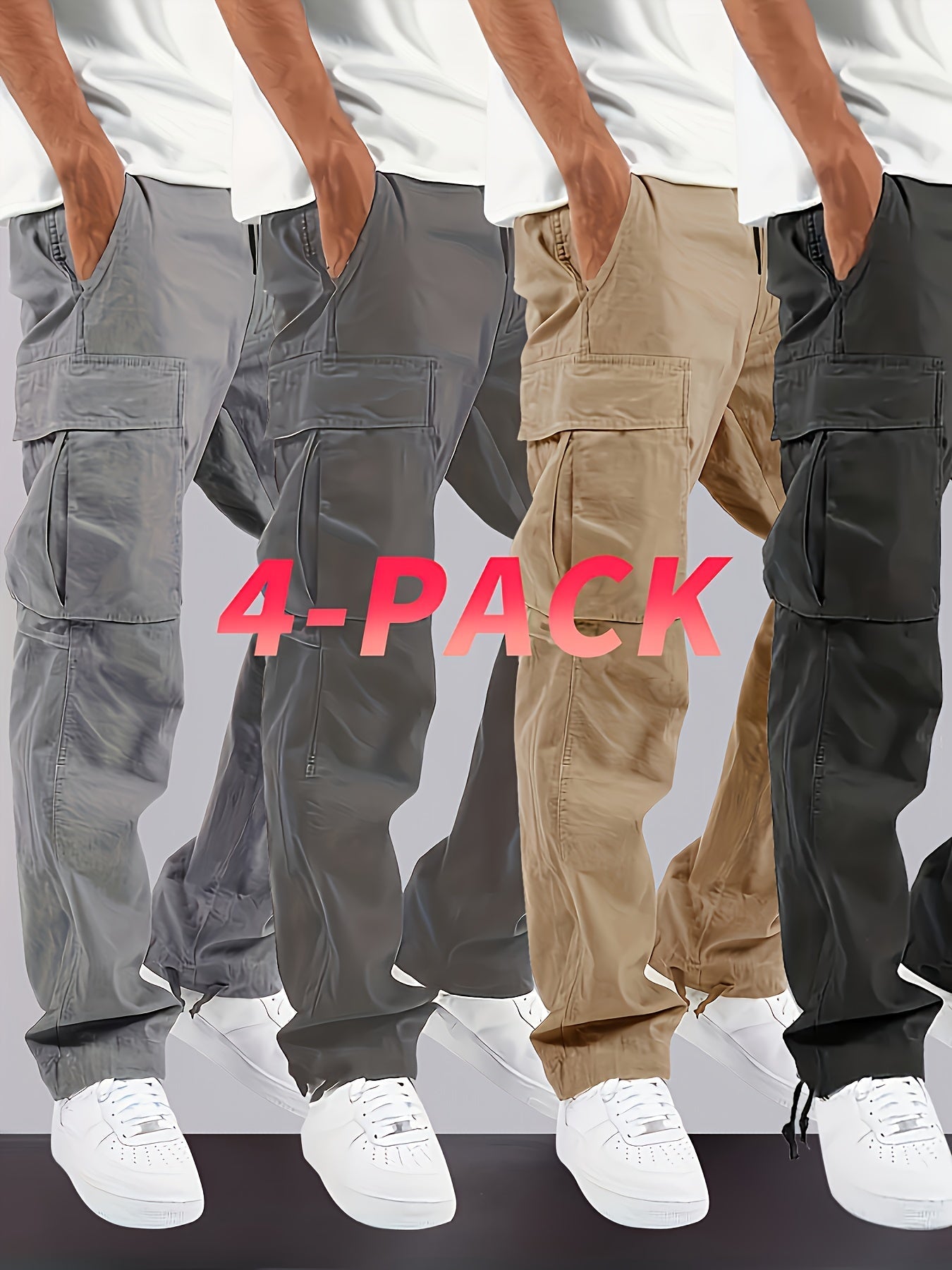 Men's Mixed-color Pants - product view 9