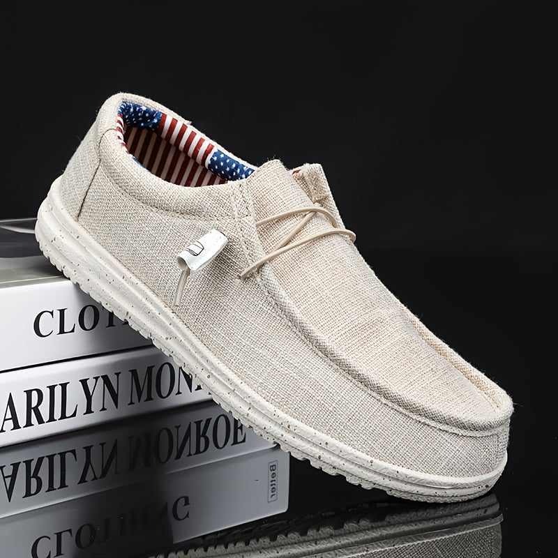 Men's Beige Lace Shoes - product view 2