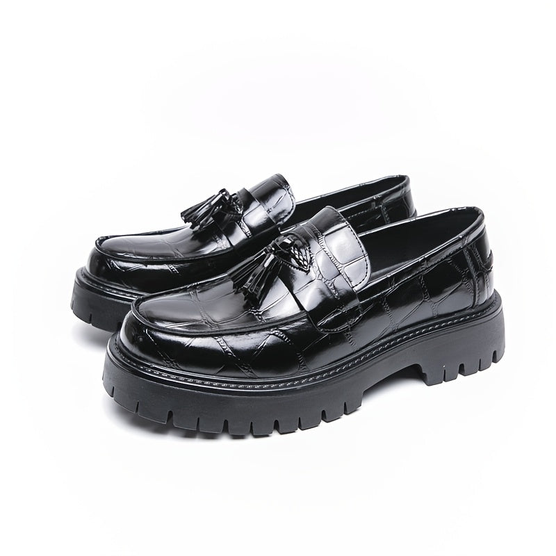 Men's Loafers & Slip-Ons - Platform Sole & Tassel Detail 268965 variant image