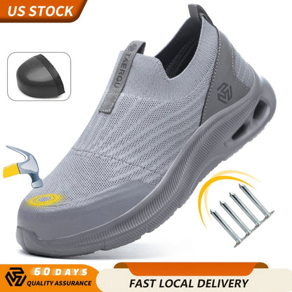 Men's Loafers & Slip-Ons - Steel Toe Protection & Puncture Resistant variant image - product view 24