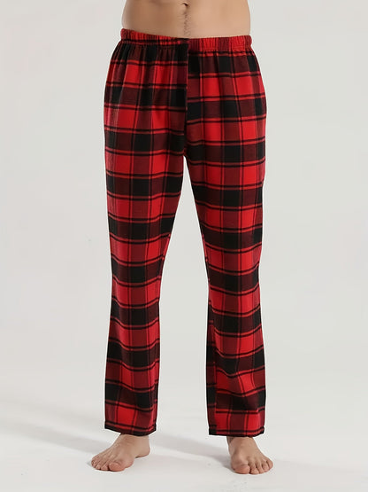 Men's Pajama Pants - Plaid Style 499813