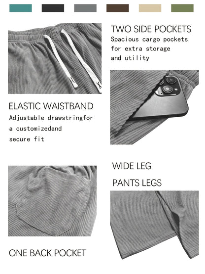Men's Black+Black+Brown Pants - product view 9