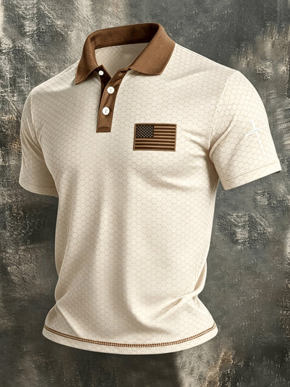 Men's Grey Polyester Printed Striped Shirt - product view 23