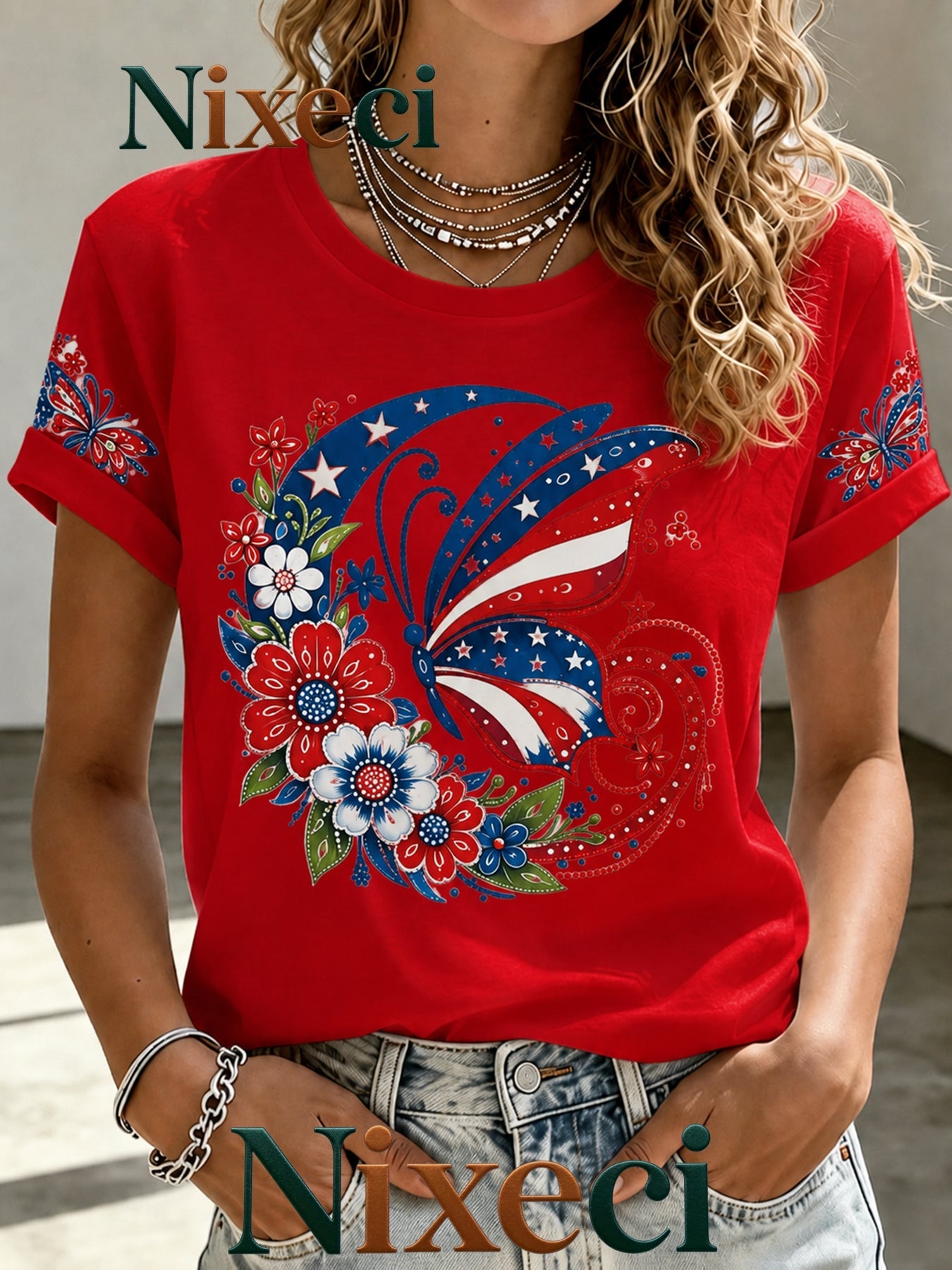 Men's NixeciGreen Graphic Short-Sleeve T-Shirt - product view 22