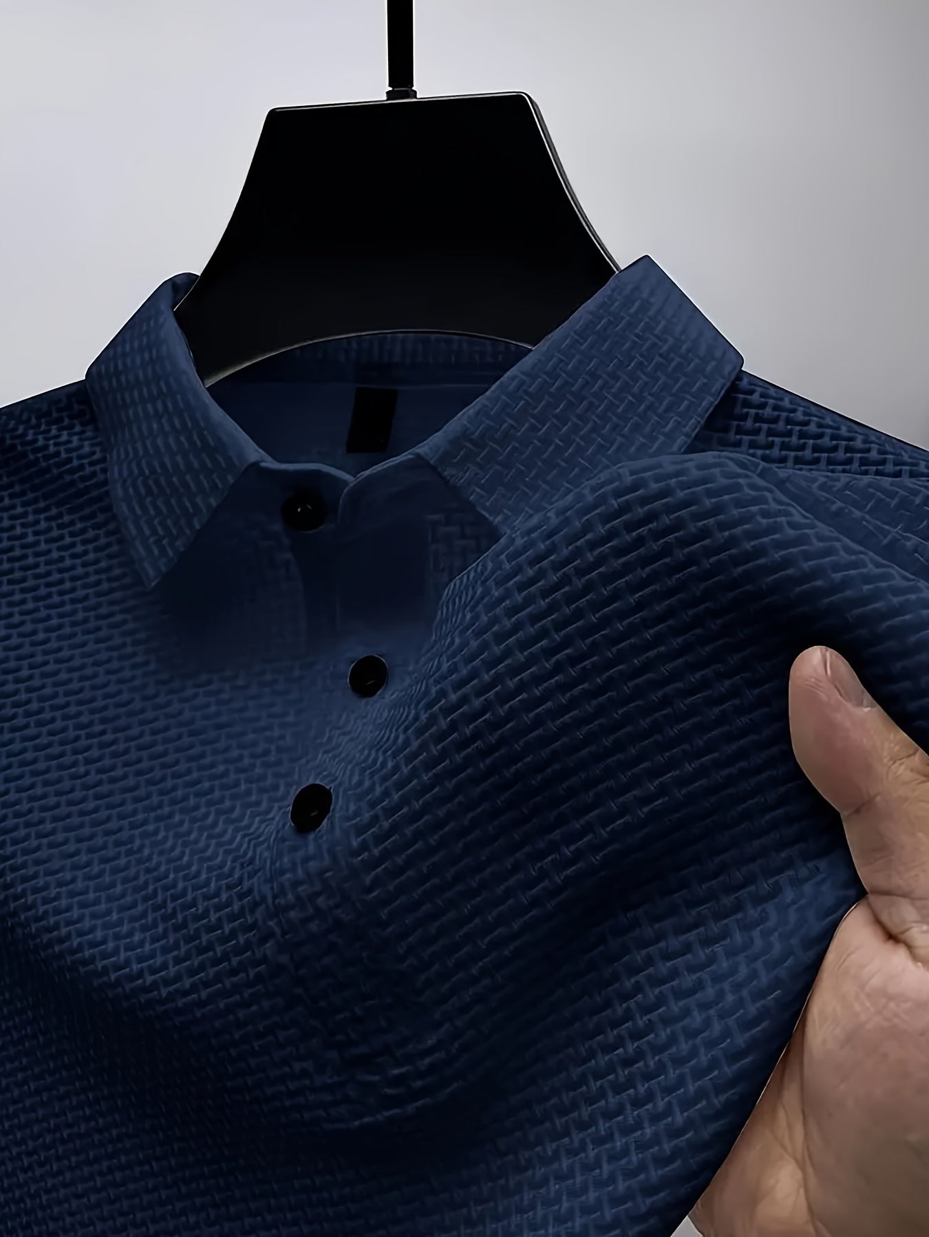 Men's Black Silk Short-Sleeve T-Shirt - product view 20