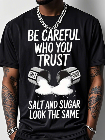 Men's Performance T-Shirt - Crew Neck Short Sleeve Streetwear Style 585765
