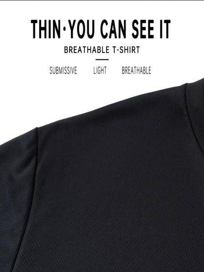 Men's Performance T-Shirt - Crew Neck Short Sleeve Weekend Style 342885