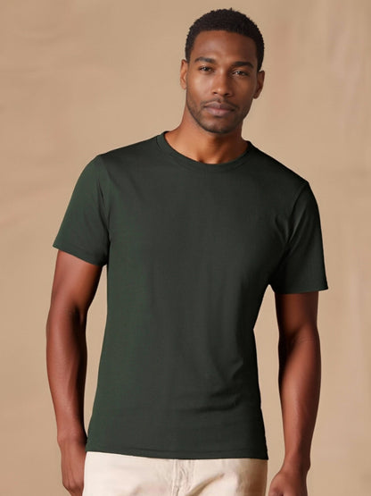 Men's Performance T-Shirt - Crew Neck Short Sleeve Weekend Style 630885