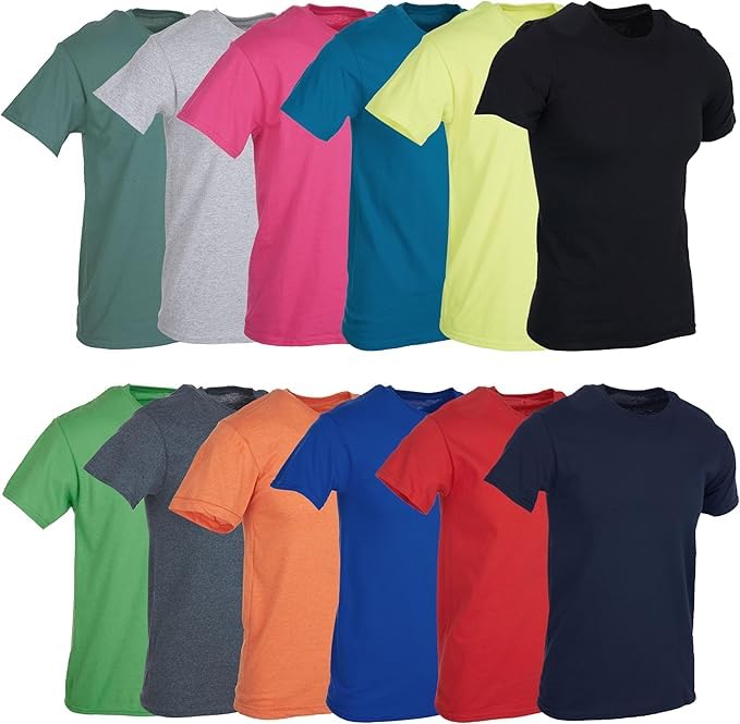 Men's Performance T-Shirt - Crew Neck Short Sleeve Weekend Style 185637