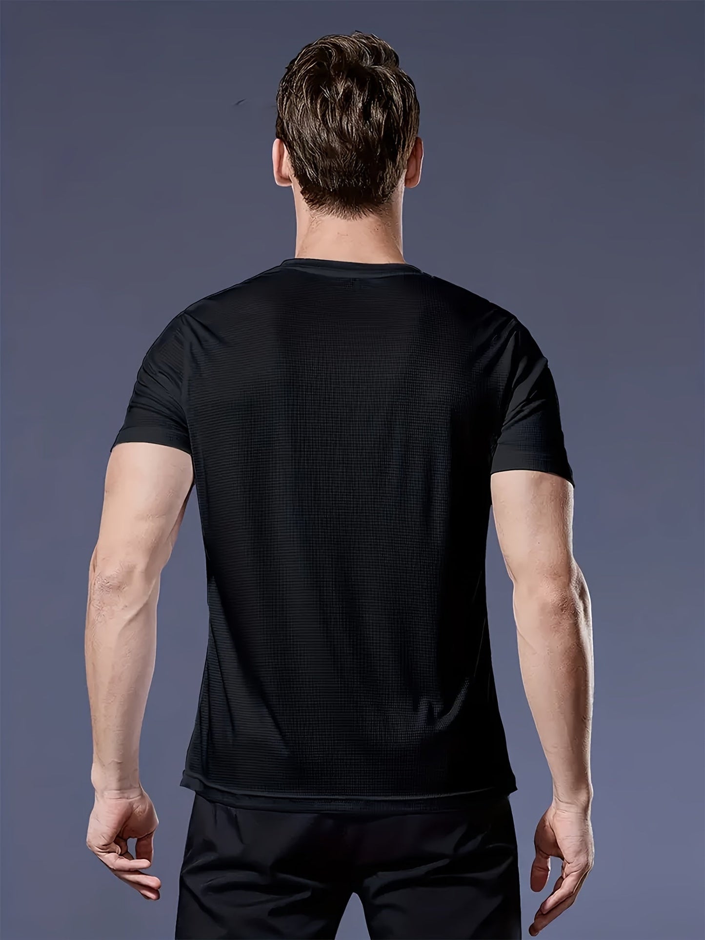 Men's Performance T-Shirt - Round Neck Short Sleeve Everyday Style