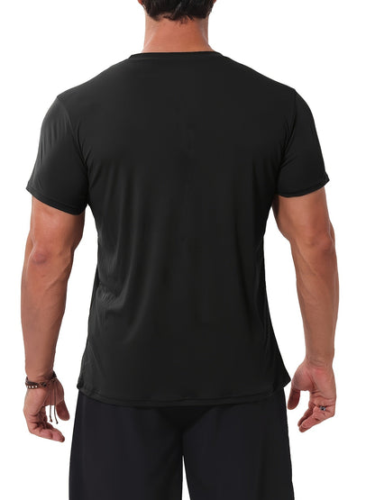 Men's Performance T-Shirt - Round Neck Short Sleeve Everyday Style